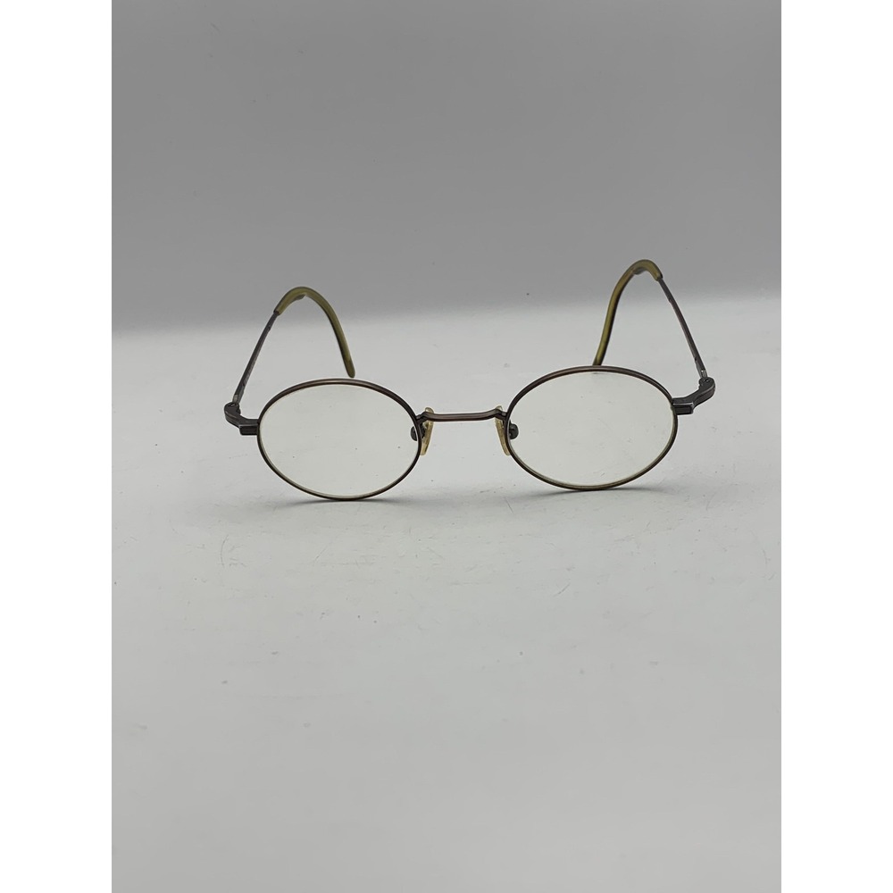 Koh Sakai KS-9706 49 Brown Round Full Rim Metal Plastic Men Frame Only